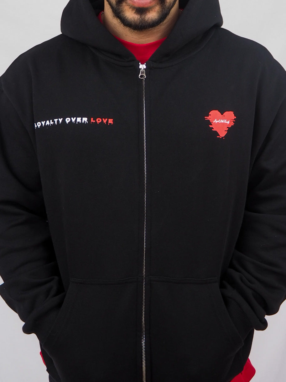 Loyalty over Love Zipper